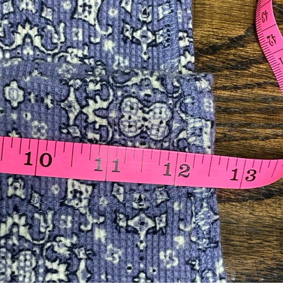 Intimately Free People Leggings Early Night Thermal Ribbed Lavender Combo Small - Picture 10 of 11